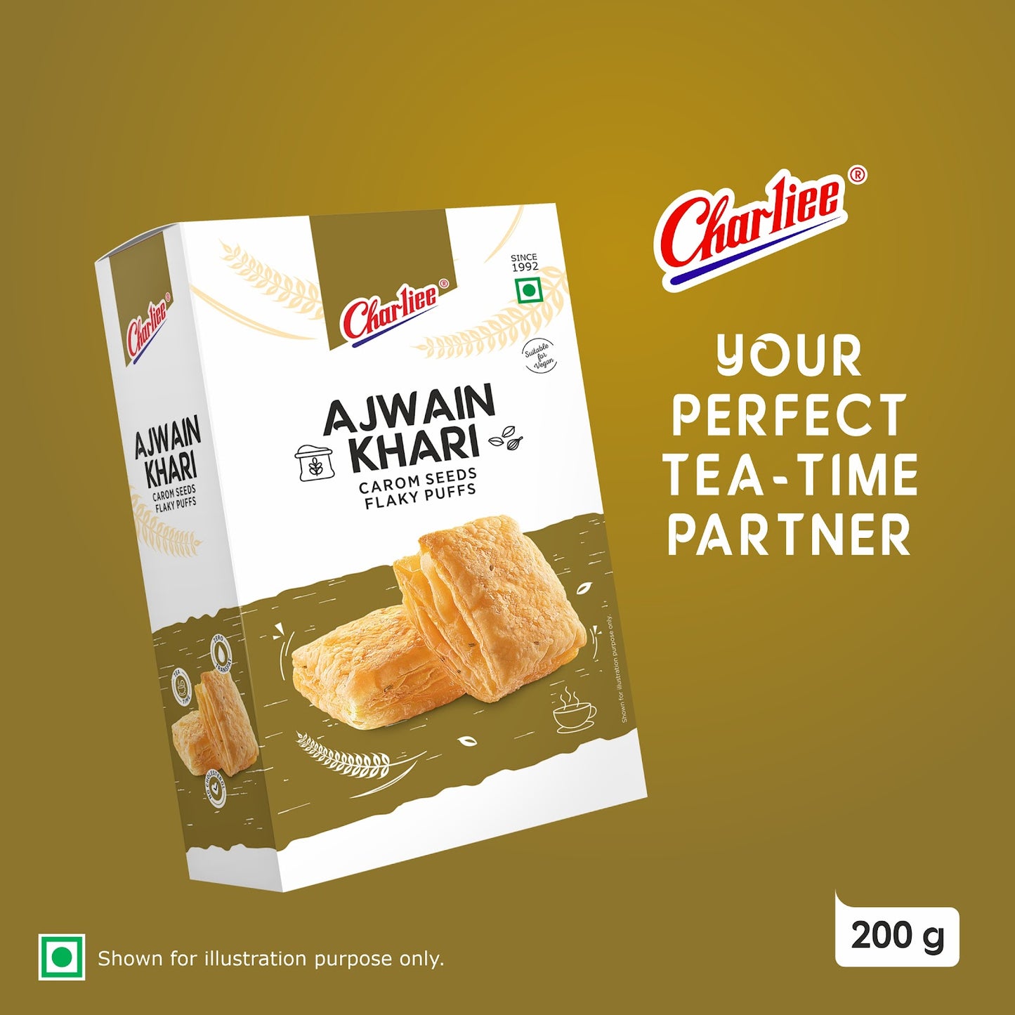 Charliee Ajwain Khari 200 g - product shot