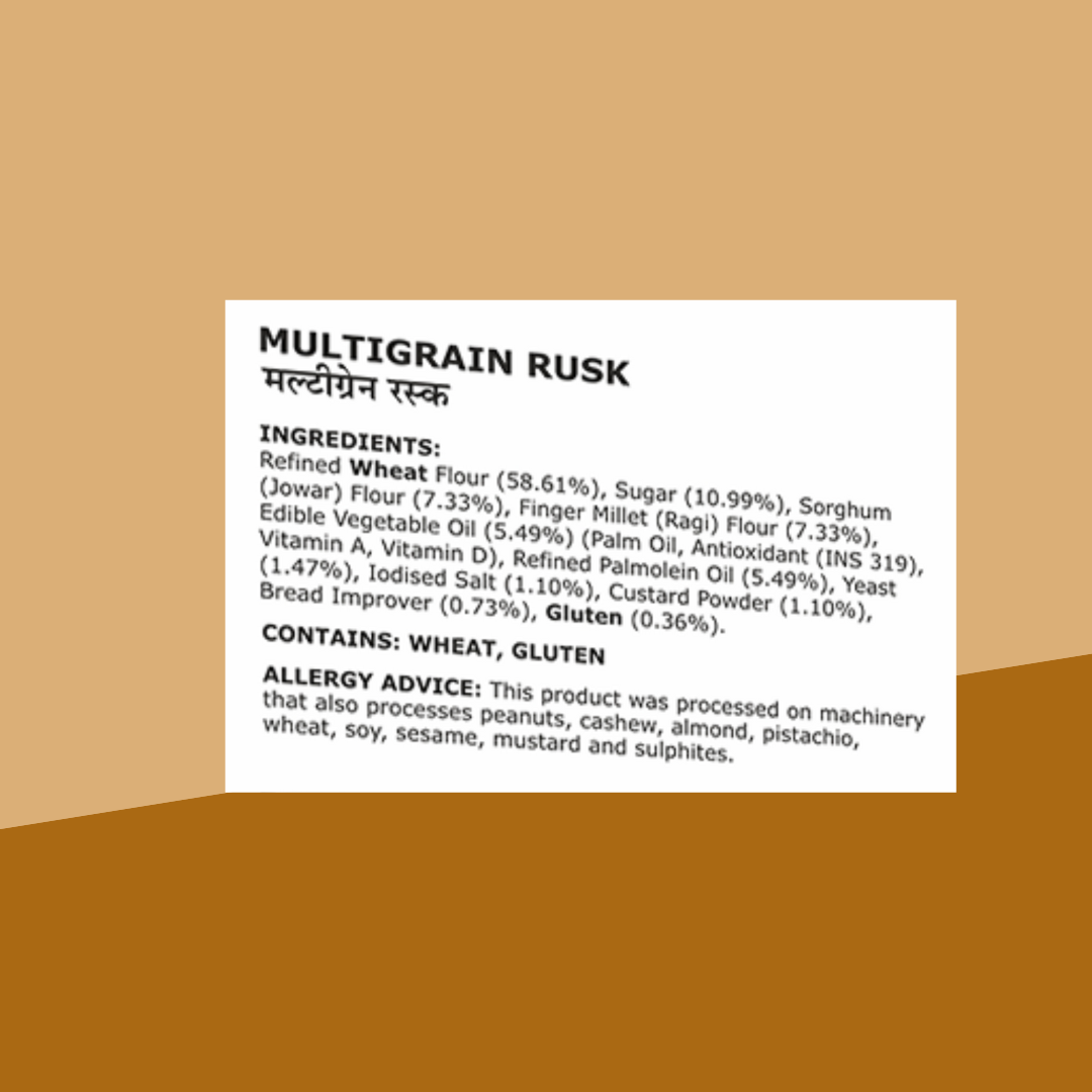 MULTI GRAIN RUSK 200 g