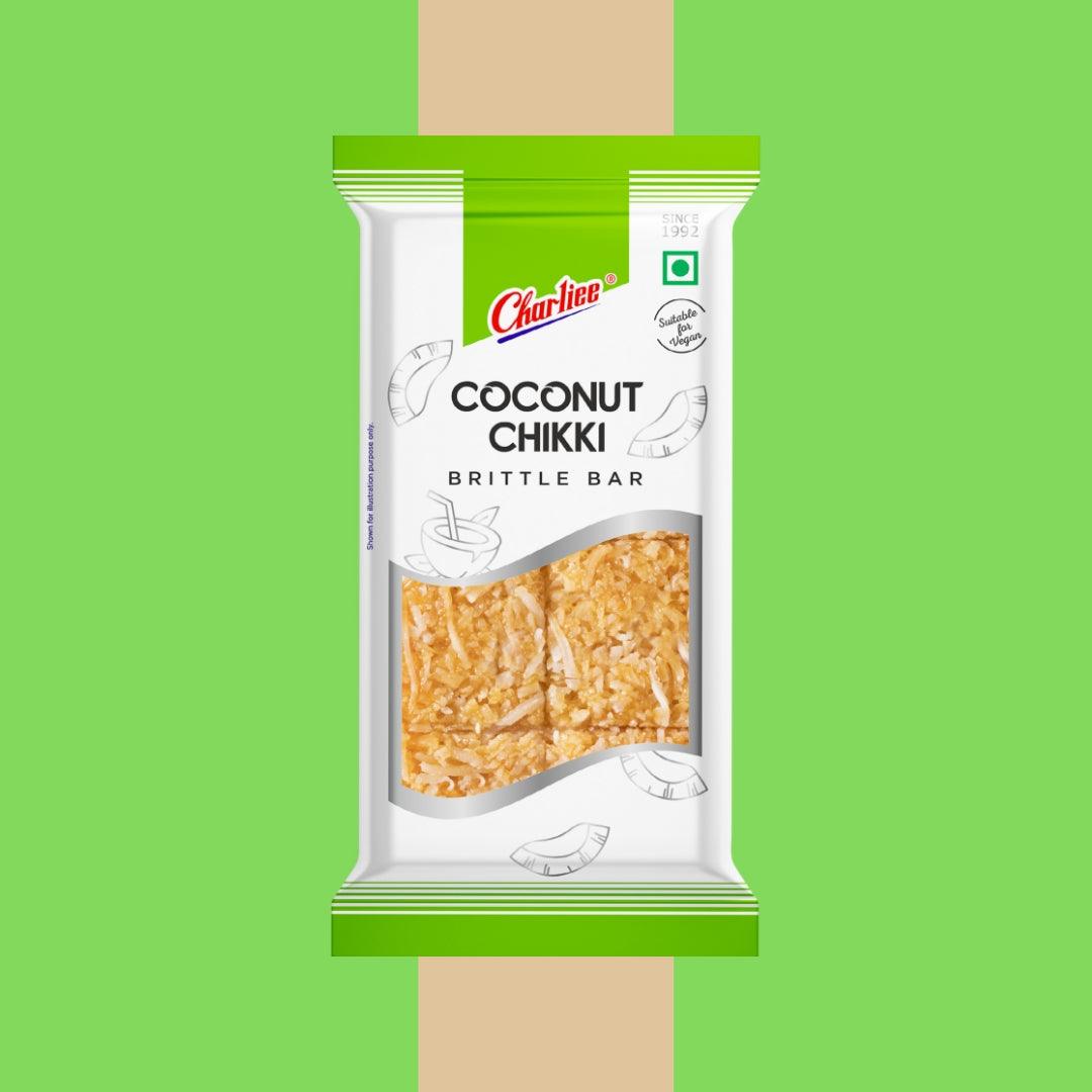 Coconut Peanut Chikki - Pack of 20 (25G * 20Units)