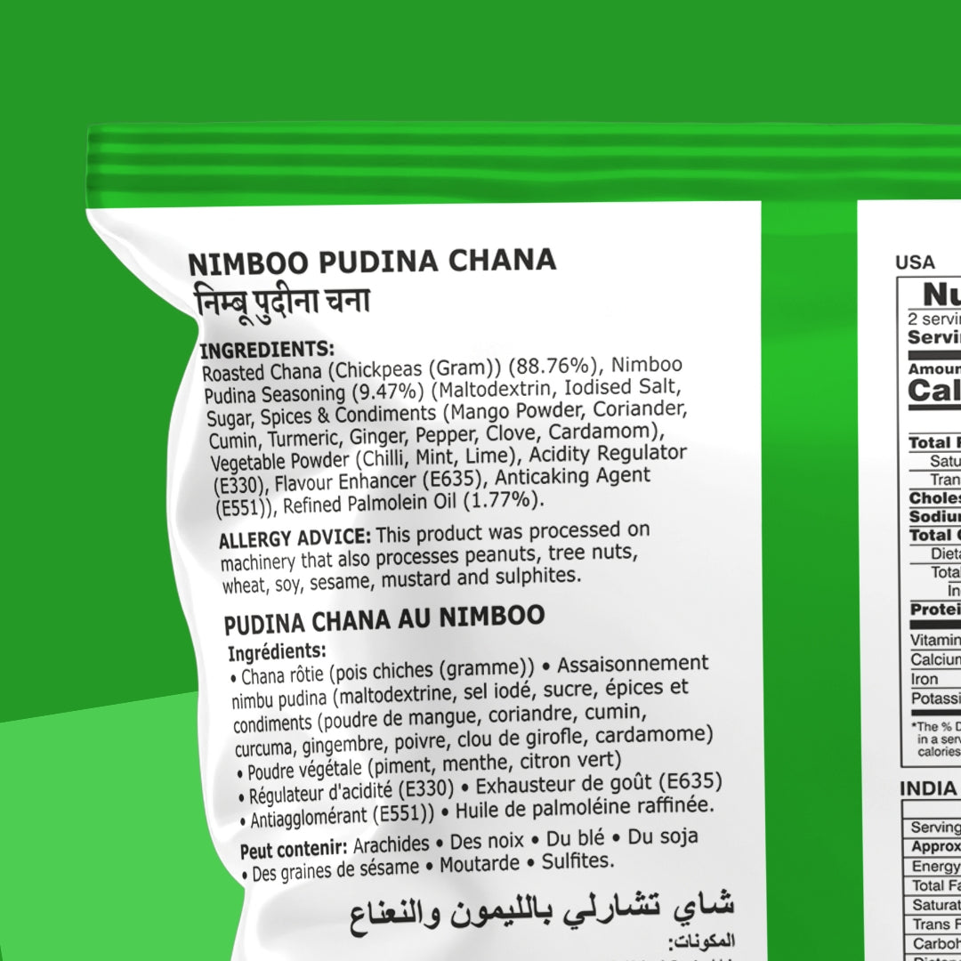 Nimbu Pudina Chana