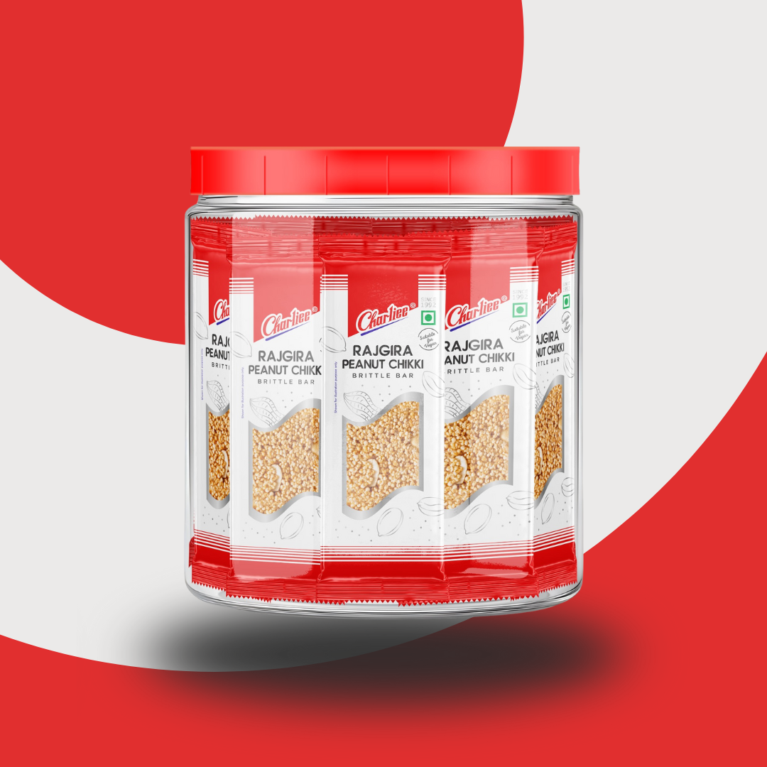 RAJGIRA PEANUT CHIKKI JAR (15 g X 40 UNITS) 600 g