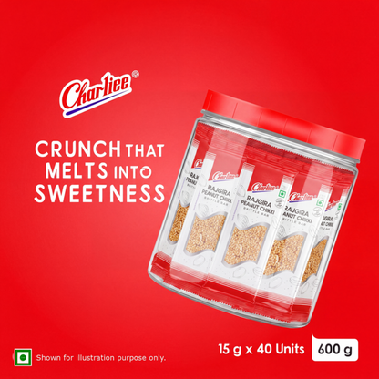Rajgira Peanut Chikki Jar (15 g * 40 Units)