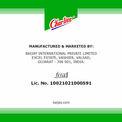Charliee Nimboo Pudina Chana 150 g - FSSAI and address