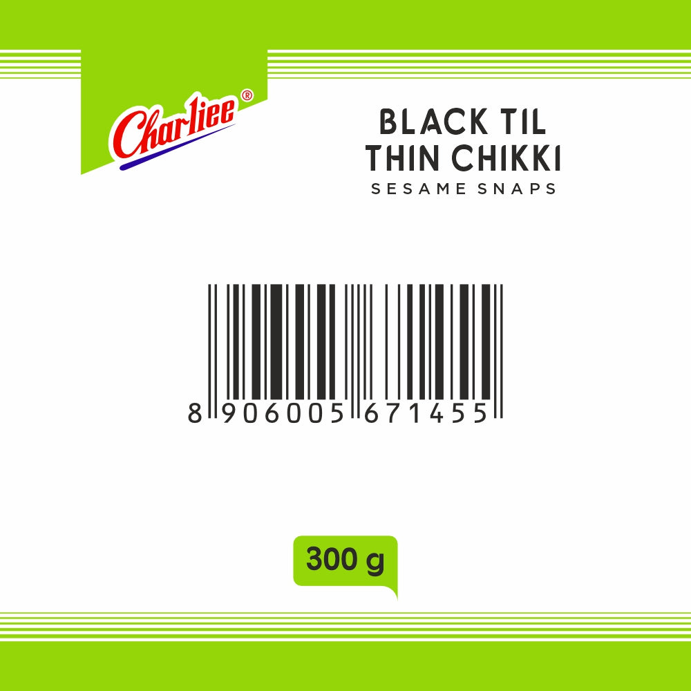 Thin Black Til Chikki 300 g - 05