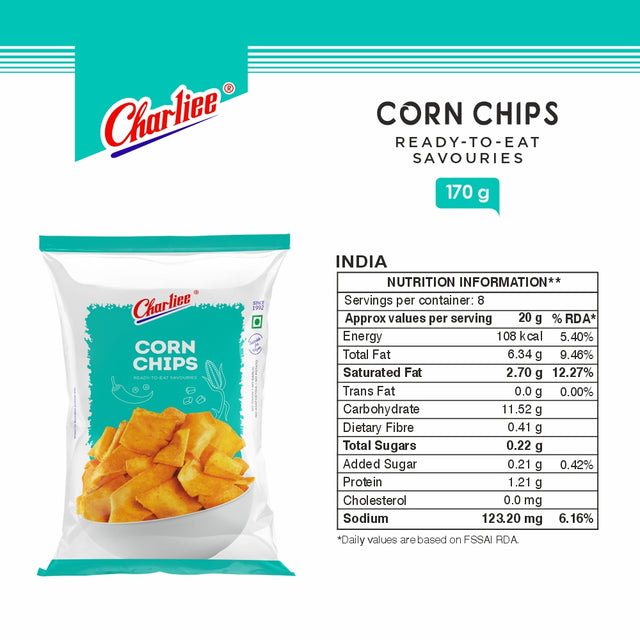 Corn Chips 170 g - nutrition information