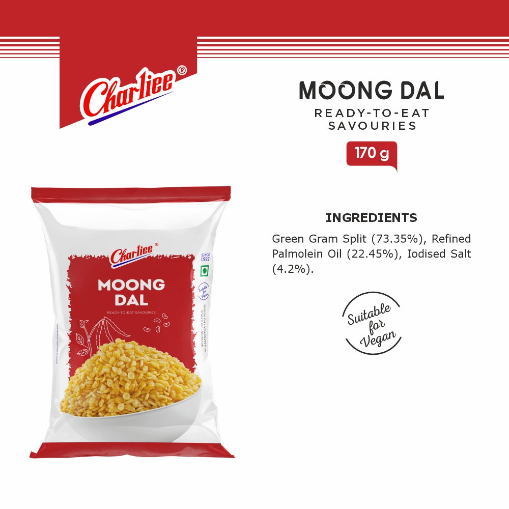 Charliee Moong Dal 170 g - ingredients