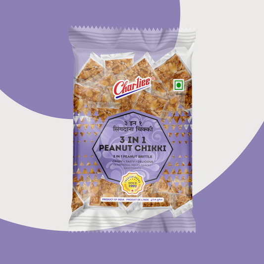 3 IN 1 PEANUT CHIKKI PILLOW PACK 200 g