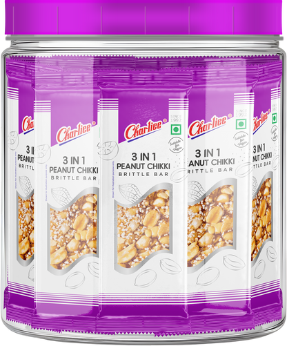 3 IN 1 Peanut Chikki Jar (15 g * 40 Units) - mockup
