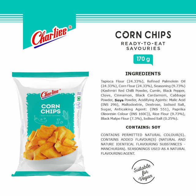 Corn Chips 170 g - ingredients