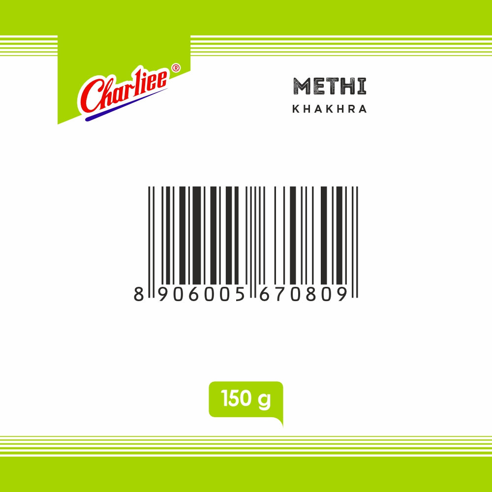 Methi Khakhra (Mobile) 150 g - barcode