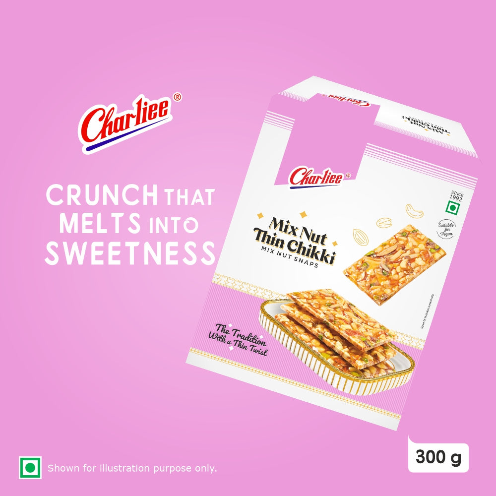Thin Mix Nut Chikki 300 g - 07