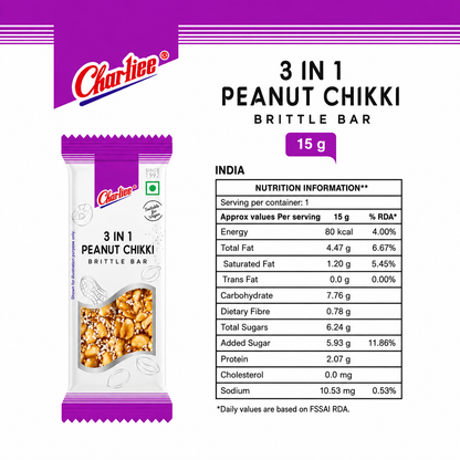 3 IN 1 Peanut Chikki Jar (15 g * 40 Units) - 03