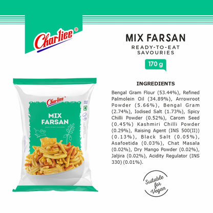 Charliee Mix Farsan 170 g - ingredients