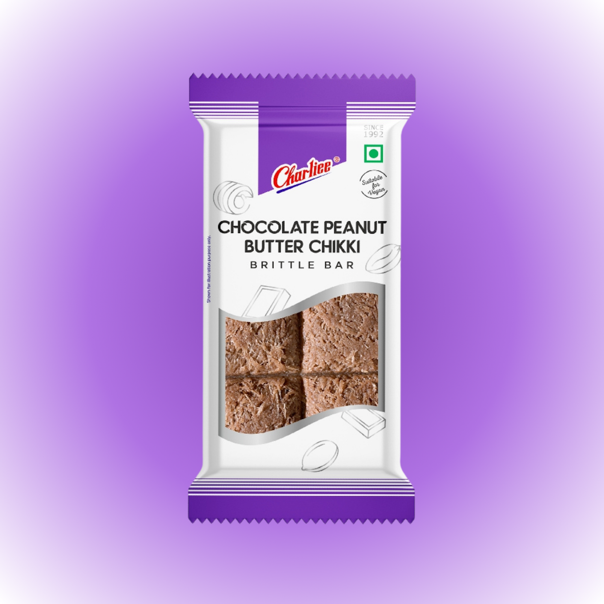 Chocolate Peanut Butter Chikki 120 g - cover