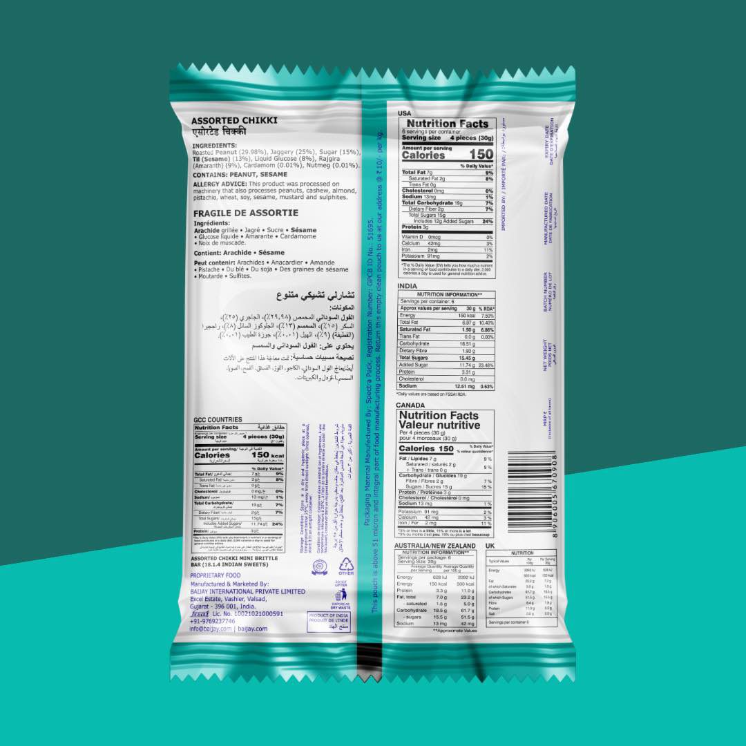 Assorted Chikki - Mini Bites 200 g