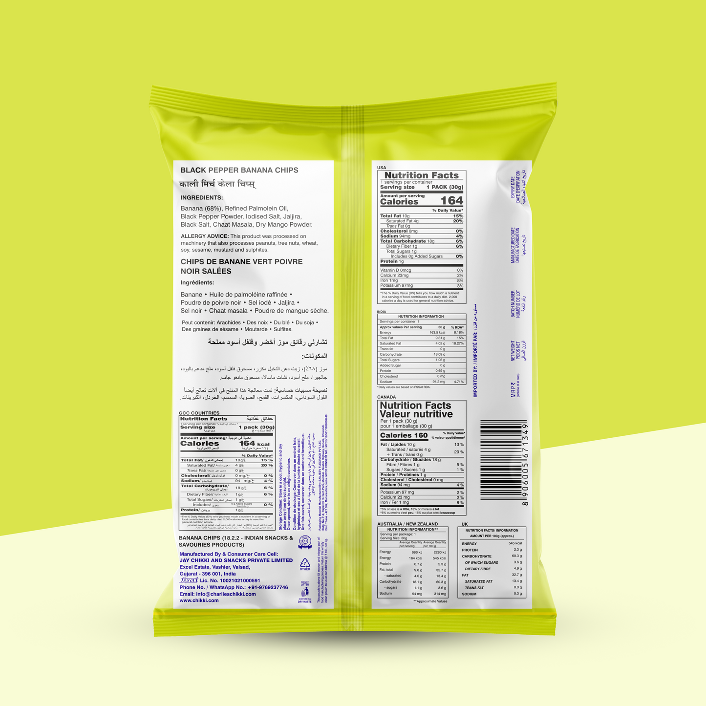 Black Pepper Banana Chips