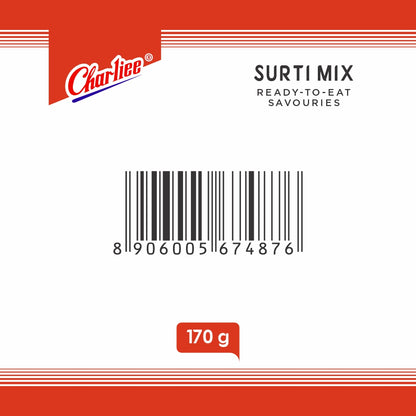 Charliee Surti Mix 170 g - FSSAI and address