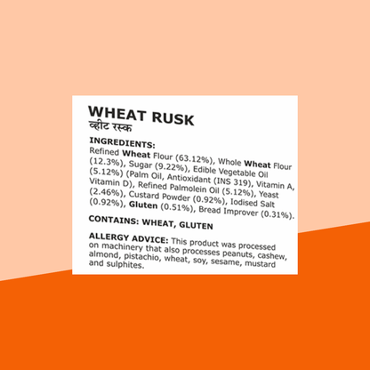 WHEAT RUSK 200 g