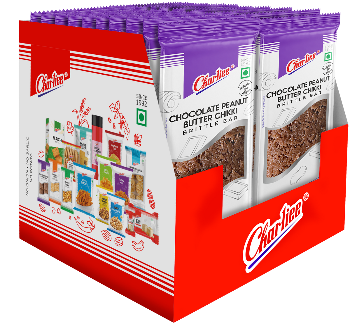 Chocolate Peanut Butter Chikki (30 g * 20 Units) - mockup