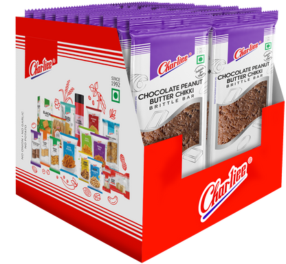 Chocolate Peanut Butter Chikki (30 g * 20 Units) - mockup