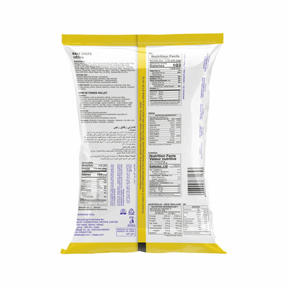 Ragi Chips 170 g - back of pack