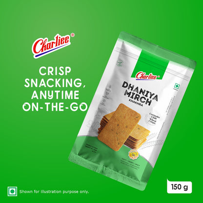 Charliee Dhaniya Mirch Khakhra 150 g - product shot