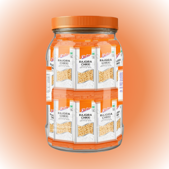 Rajgira Peanut Chikki Jar (15 g * 40 Units) - cover