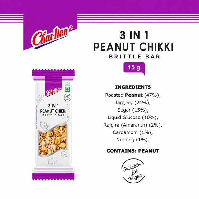 3 IN 1 Peanut Chikki Jar (15 g * 40 Units) - 02