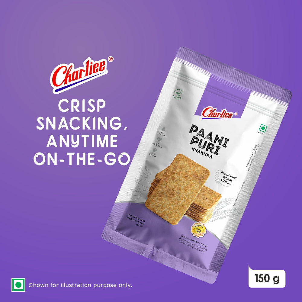 Charliee Paani Puri Khakhra 150 g - product shot