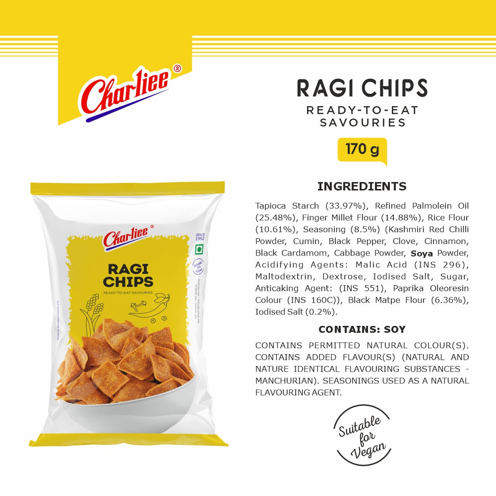 Ragi Chips 170 g - ingredients