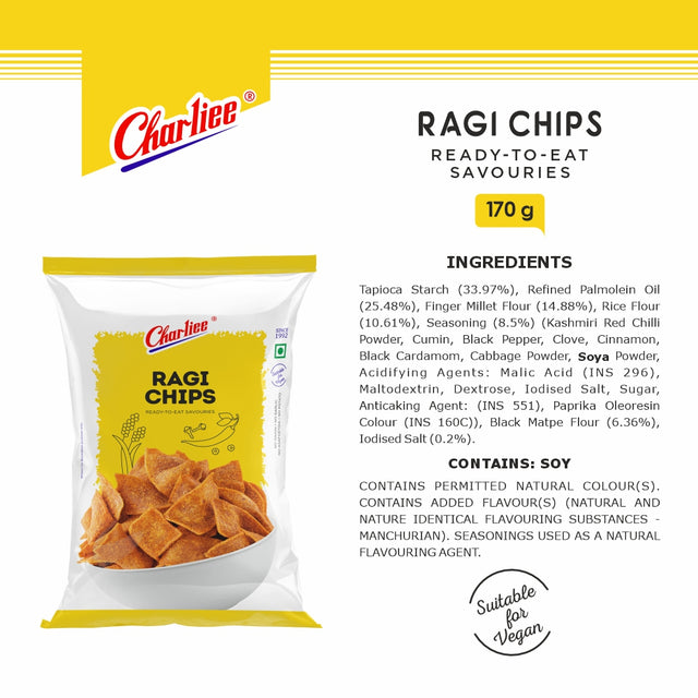 Ragi Chips 170 g - ingredients