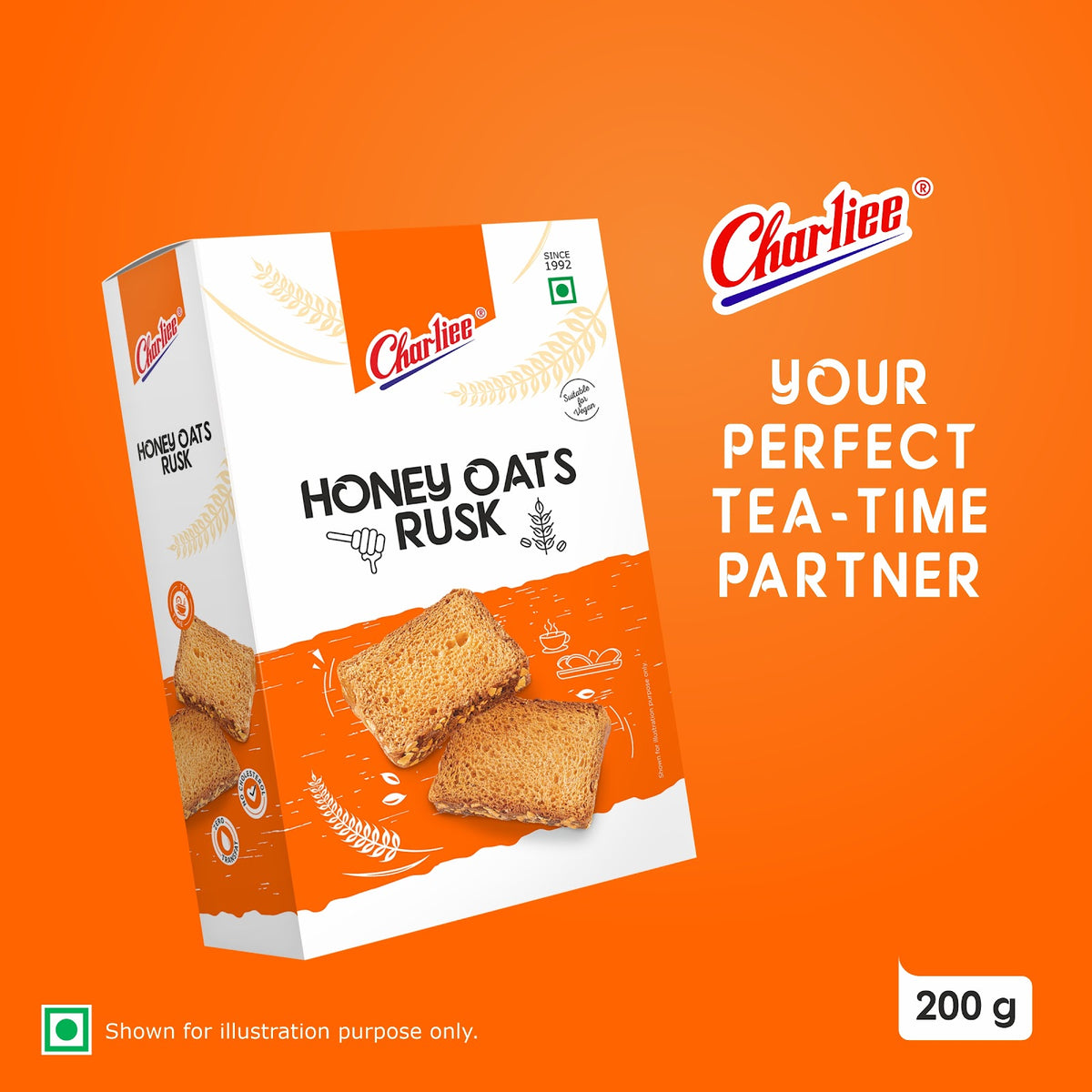 HONEY & OATS RUSK 200 g - 07