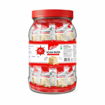 Charliee Soan Papdi Elaichi Flavour Jar - front of pack