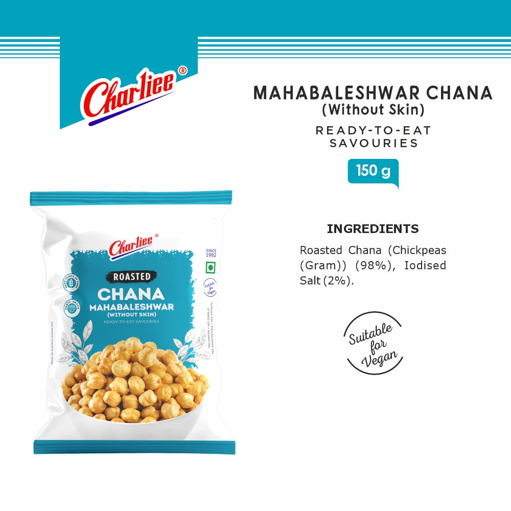 Charliee Mahabaleshwar Chana No Skin 150 g - nutrition information
