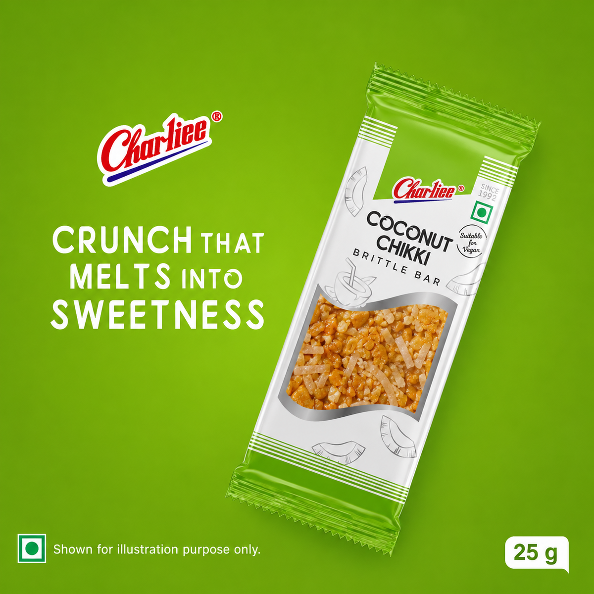 Coconut Peanut Chikki (25 g * 20 Units) - 06