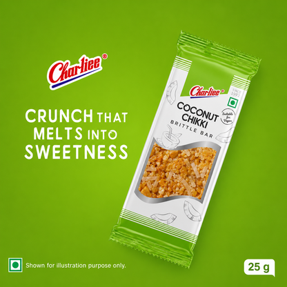 Coconut Peanut Chikki (25 g * 20 Units) - 06