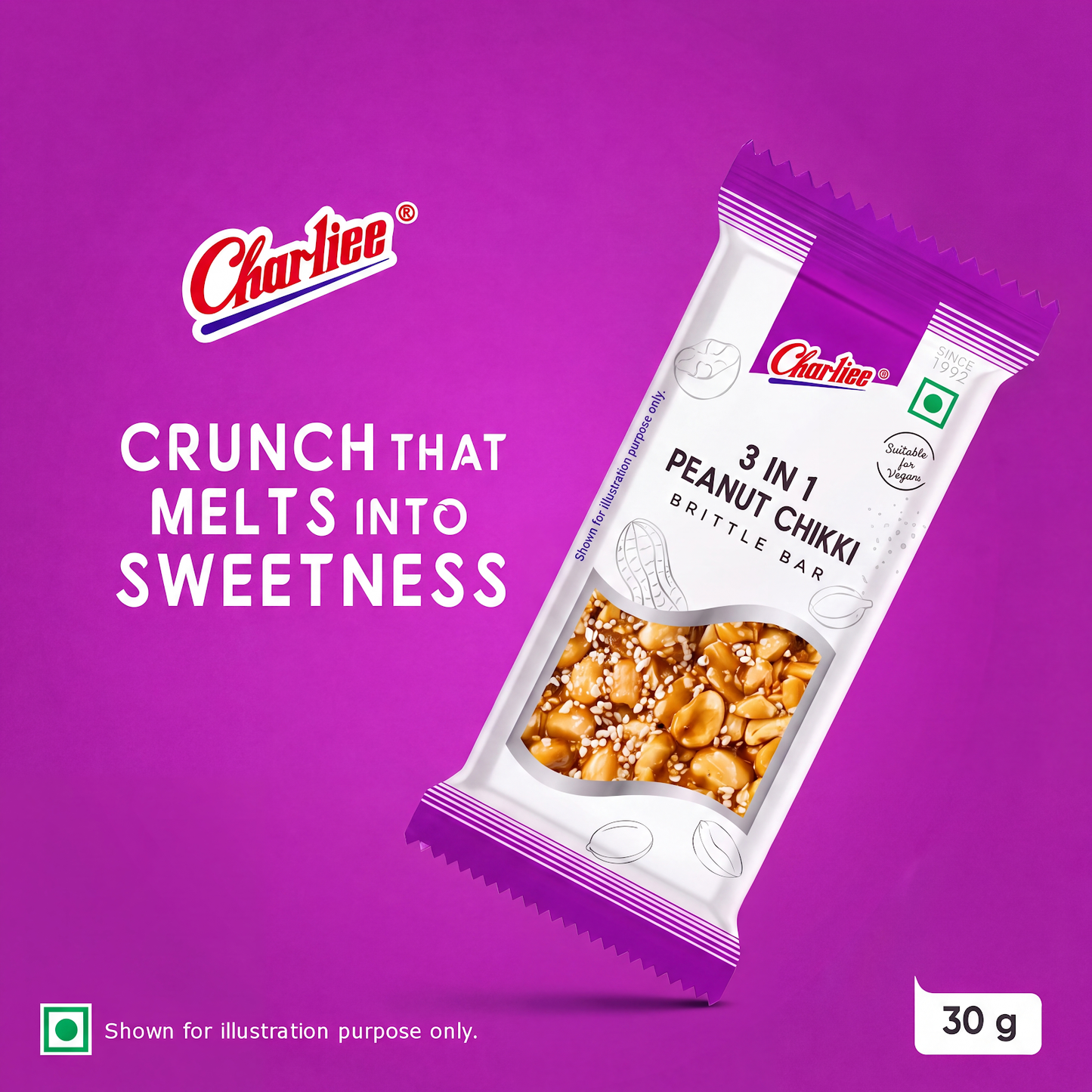 3 in 1 Peanut Chikki (30g * 20 Units) - 04
