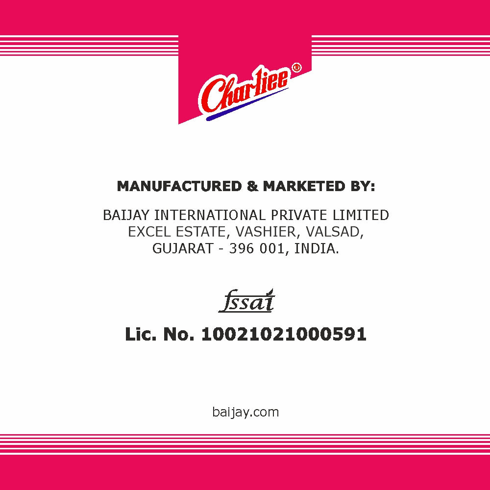Charliee Bhavnagari Gathiya 170 g - FSSAI and address