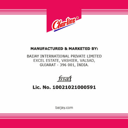 Charliee Bhavnagari Gathiya 170 g - FSSAI and address