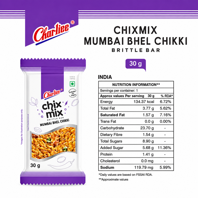 Chix Mix Mumbai Bhel (30 g * 20 Units ) - 01