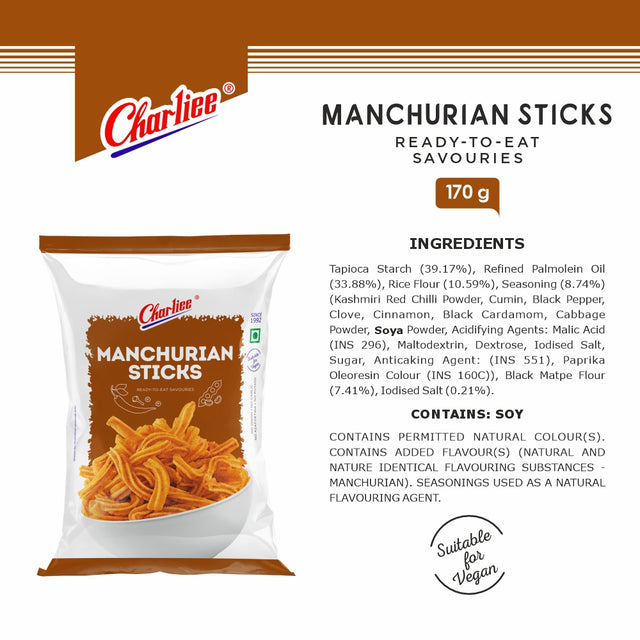 Manchurian Sticks 170 g - ingredients