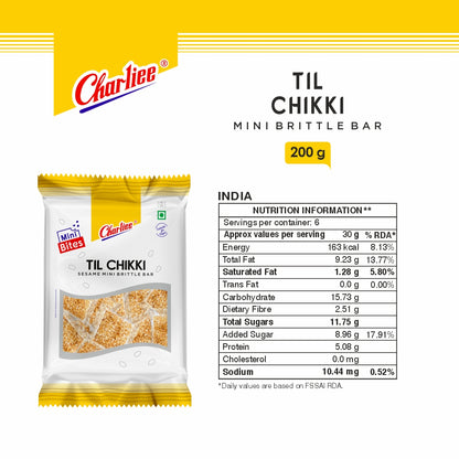 Til Chikki - Mini Bites 200 g - nutrition information