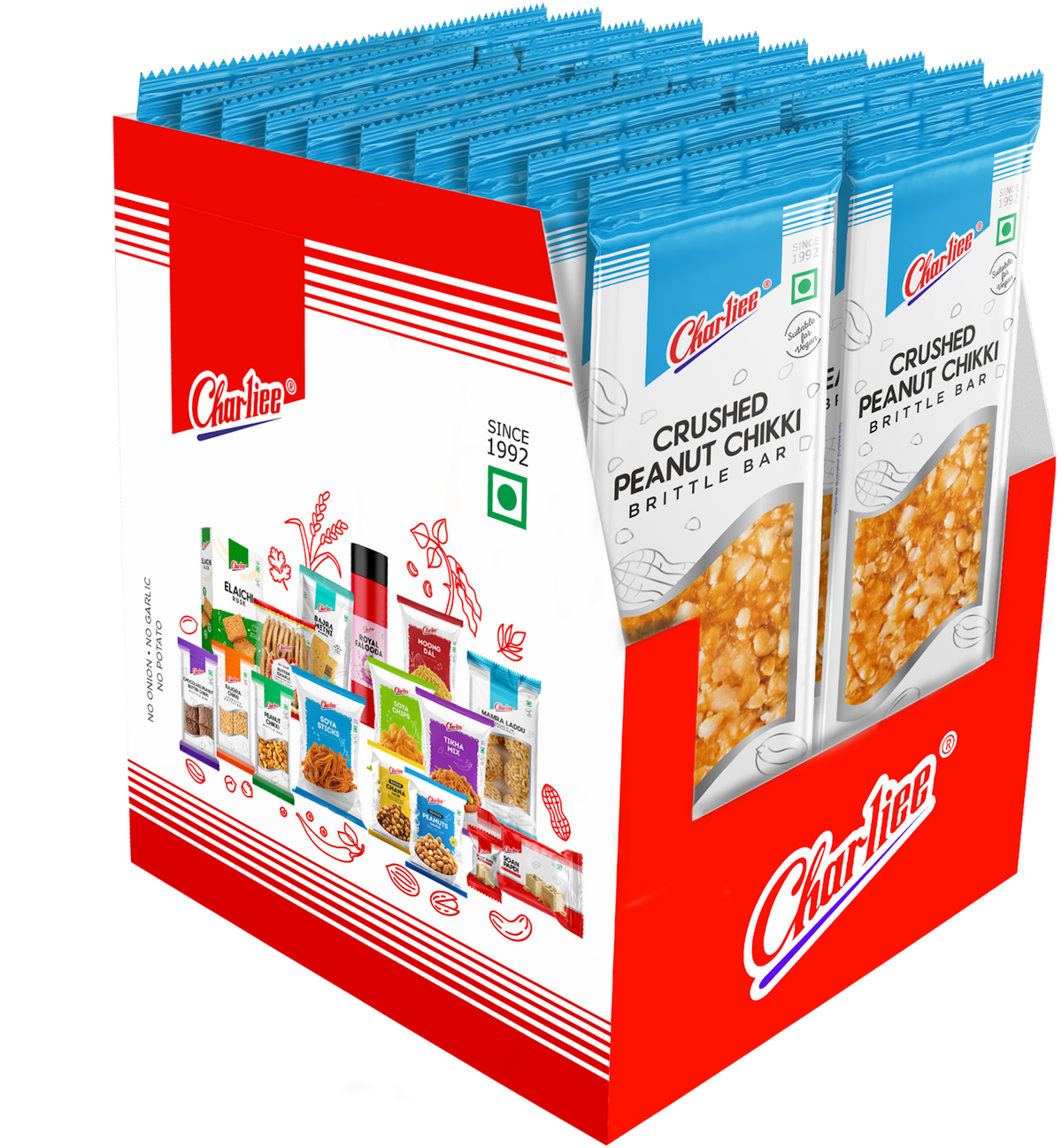 Crushed Peanut Chikki (30 g * 20 Units) - mockup