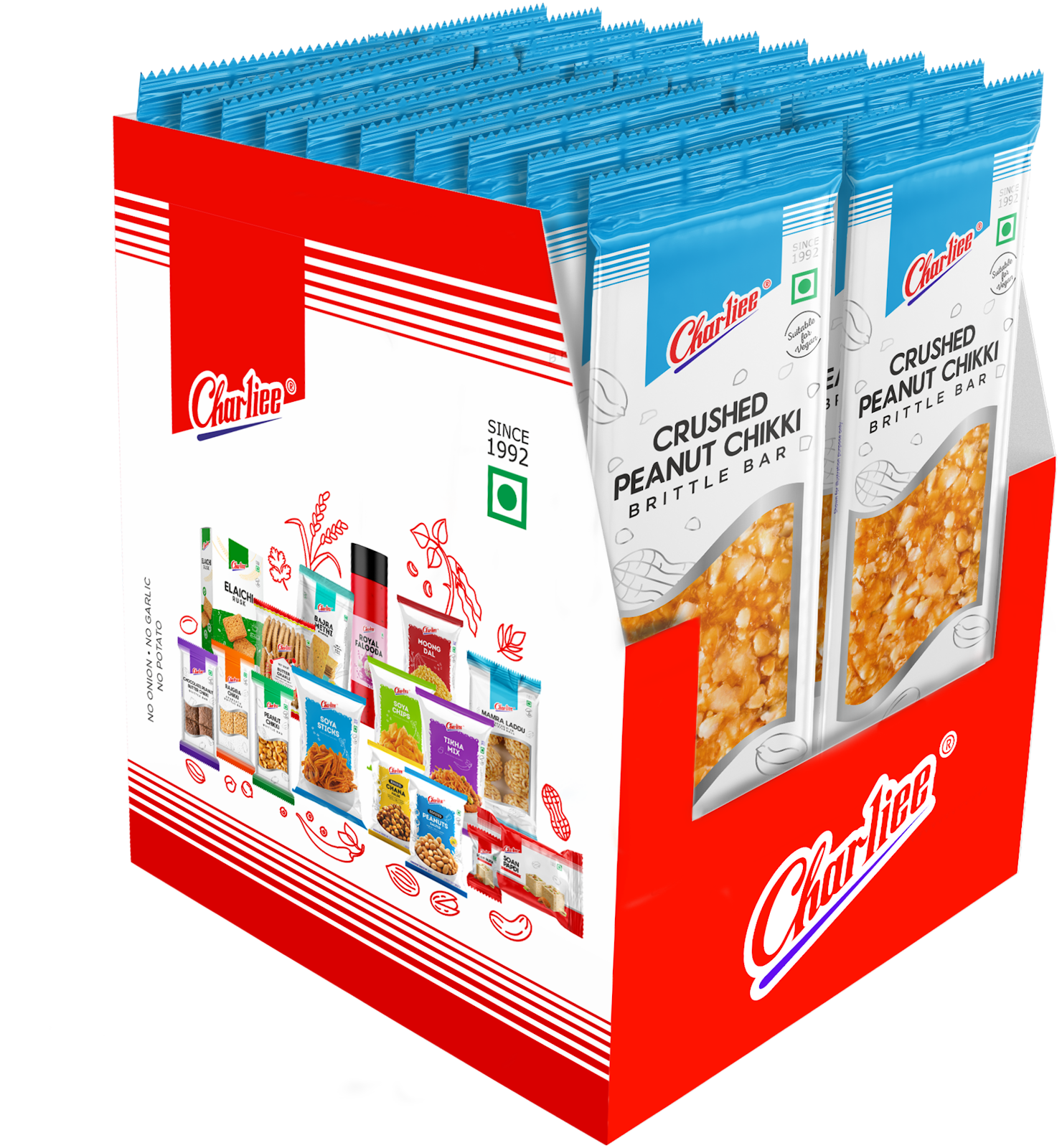 Crushed Peanut Chikki (30 g * 20 Units) - mockup
