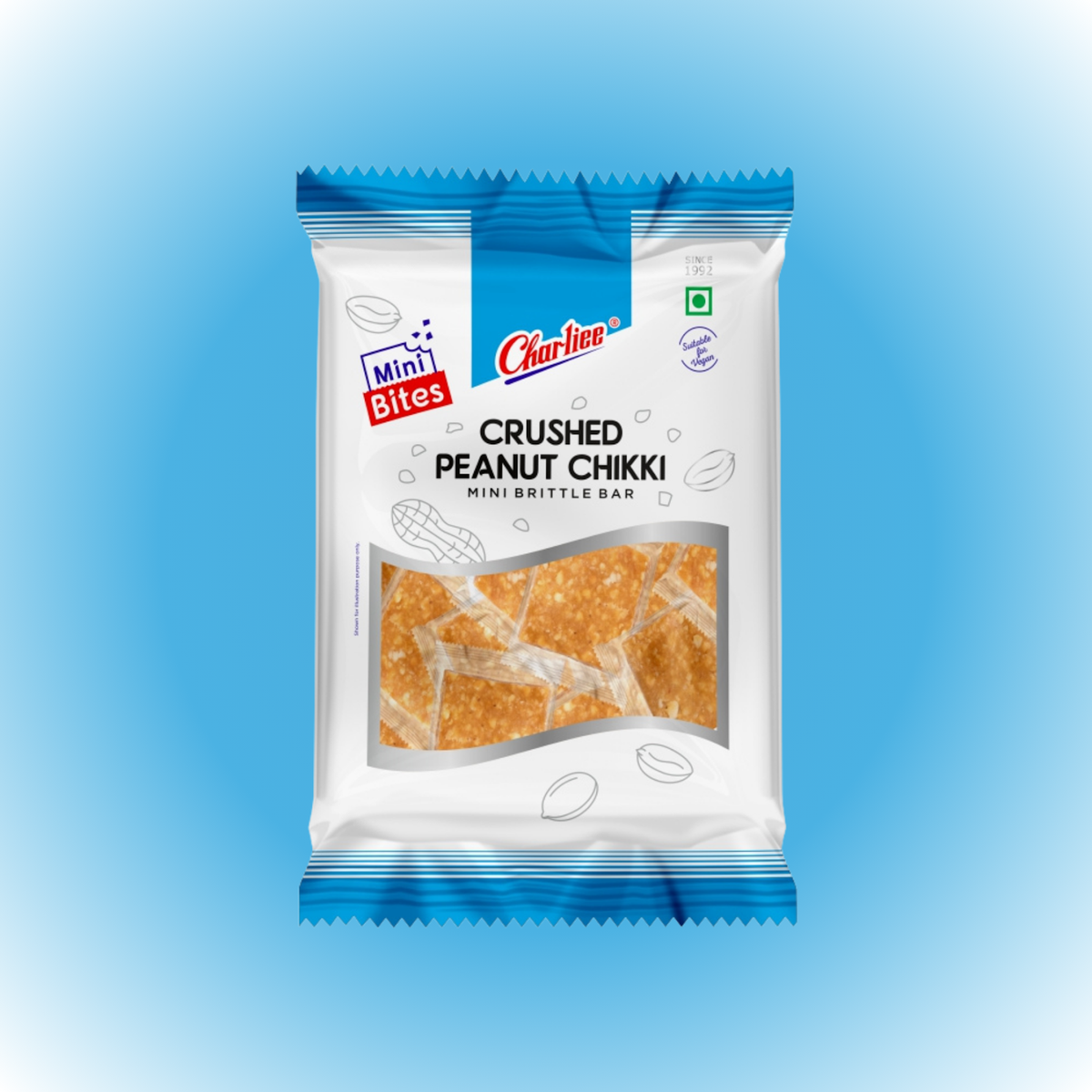 Crushed Peanut Chikki - Mini Bites 200 g - cover