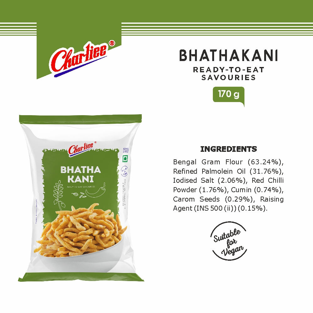 Charliee Bhatha Kani 170 g - ingredients
