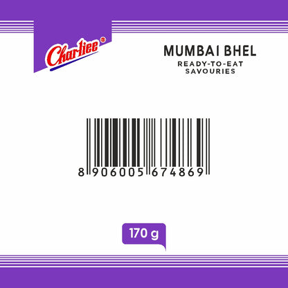 Charliee Mumbai Bhel 170 g - barcode