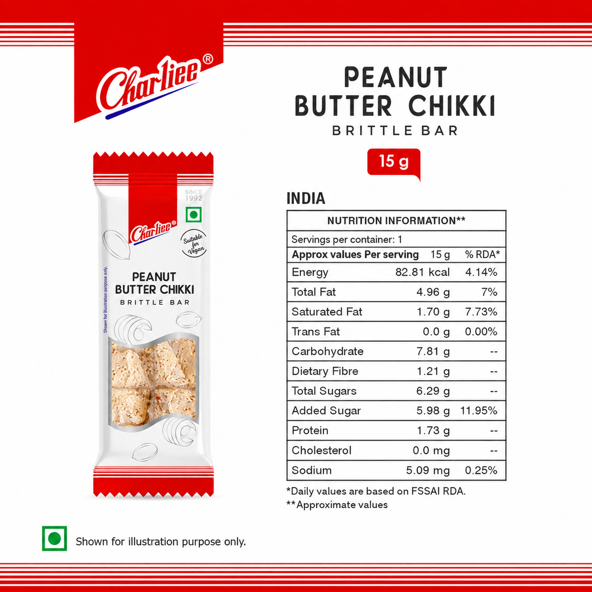 Peanut Butter Chikki Jar (15 g * 40 Units) - 04