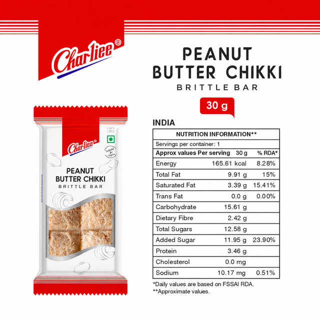 Butter Peanut Chikki (30 g * 20 Units) - 02