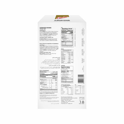 Charliee Ajwain Khari 200 g - back of pack